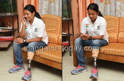 Arunima Sinha in Mangalore